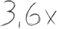 3.6x
